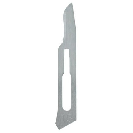 Blades Surgical Miltex® Carbon Steel No. 15 Sterile Disposable Individually Wrapped by Integra York PA, Inc. (Miltex)  ID 4-115